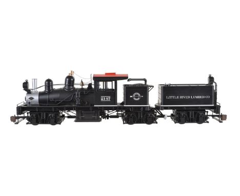 A gauge 1 Spectrum by Bachmann model of an American ‘Little River Lumber Co tender locomotive No 2147, with detailing, bell a