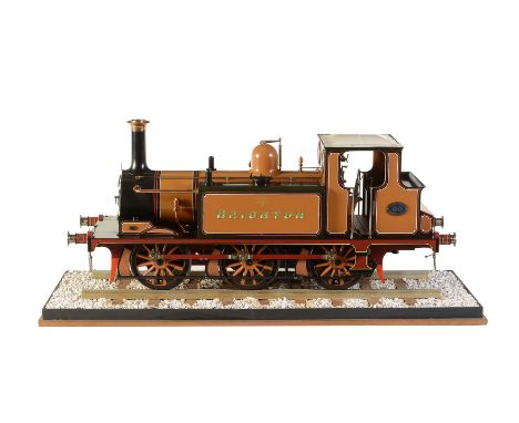 An exhibitions standard 5 inch gauge model of a 0-6-0 London Brighton and South Coast Railway ‘Terrier’ side tank locomotive 