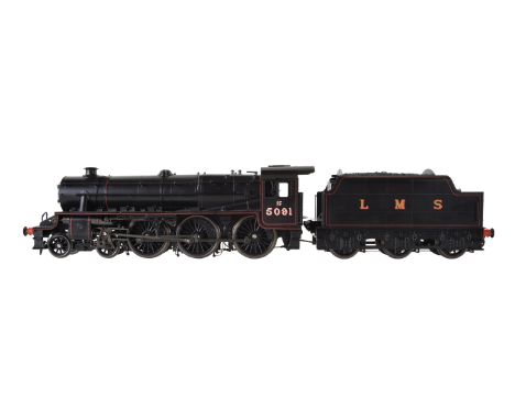 A gauge 1'Accucraft Trains' by BMMC model of a Class 5MT ‘Stanier Black 5 tender locomotive No 5091, finished in LMS black li