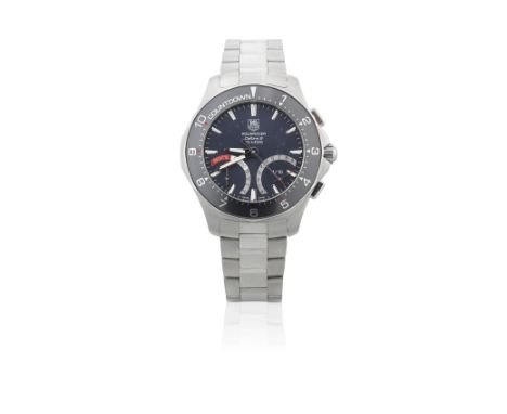 TAG Heuer. A stainless steel quartz chronograph bracelet watchModel: Aquaracer Calibre S RegattaReference: CAF7111Date: Purch