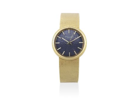 Patek Philippe. An 18K gold automatic bracelet watchModel: CalatravaReference: 3563 3Date: London Import mark for 1971Movemen