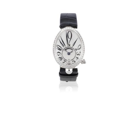 Breguet. A fine lady's 18K white gold and diamond set automatic wristwatchModel: Reine de NaplesReference: 8918Date: Purchase