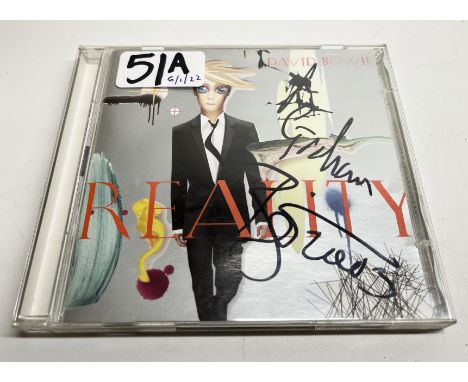 David Bowie signed Reality (2003) CD album