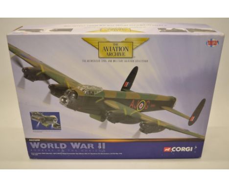 Boxed Corgi Aviation Archive set (AA32608) 1/72 special edition Avro Lancaster B MkIII (Special), AJ-G, Wing Commander Guy Gi