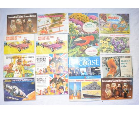 Large collection of trade and cigarette card albums by Brooke Bond, Wills Cigarettes, Doncella cigars etc. incl. John Player 