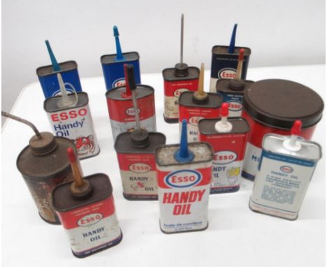 Collection of Esso oil cans (15) 