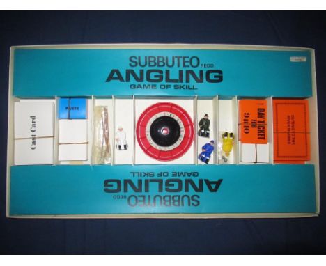 Subbuteo Angling, a homemade Peruvian toy band with castanets and bottle top symbols, a trinket box, fans, ladies hats etc. 