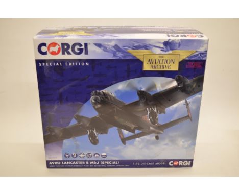 Boxed Corgi Aviation Archive set (AA32618) 1/72 special edition Avro Lancaster B Mk1 (Special), LM220 "Getting Younger Everyd