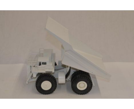 Boxed 1/50 scale diecast Liebherr KL2450 Mining Truck by Conrad (model no 2724). Excellent little displayed condition and in 