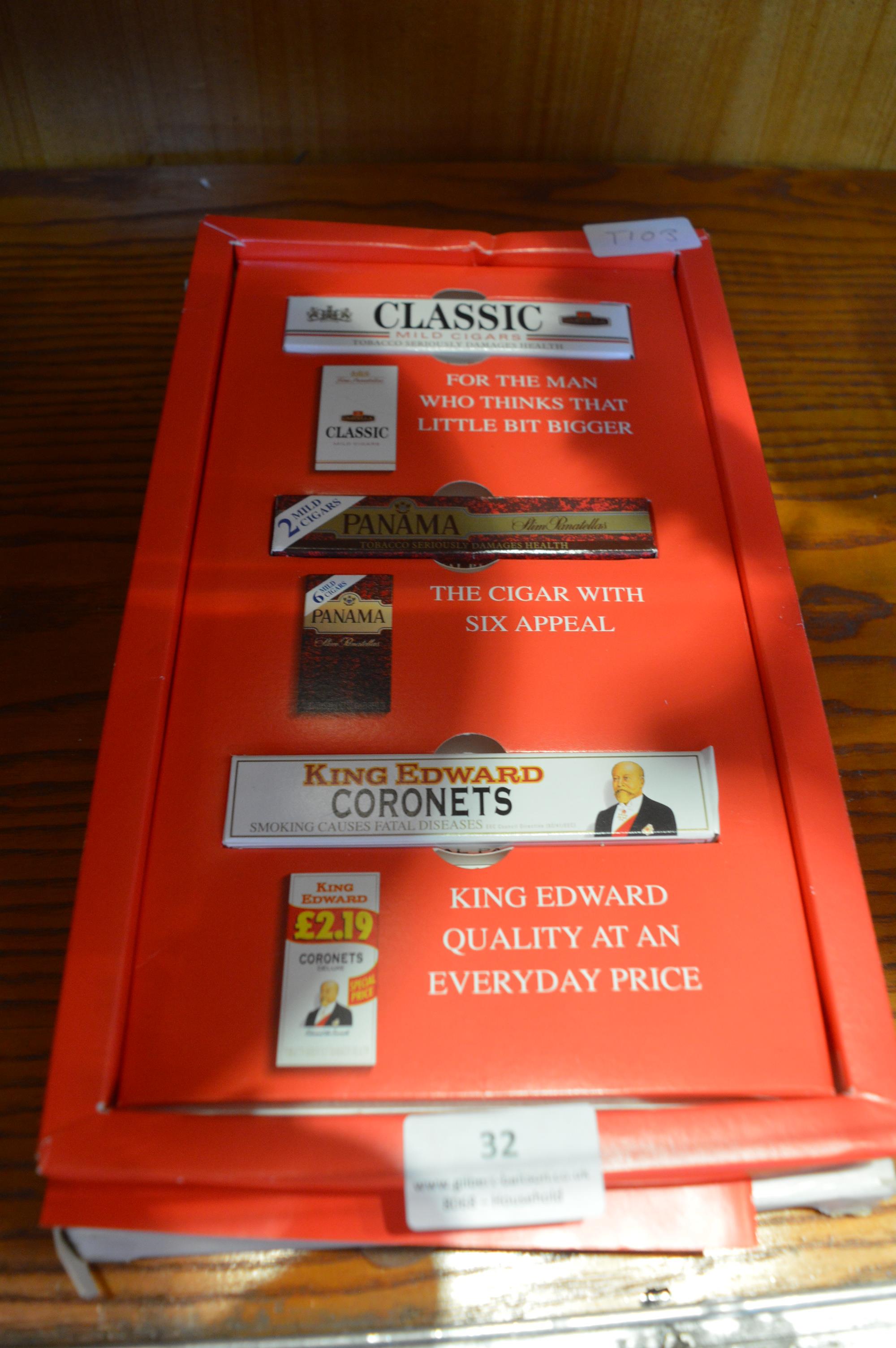 Imperial Tobacco Trial Pack of Cigars; King Edwards, Panama, etc.