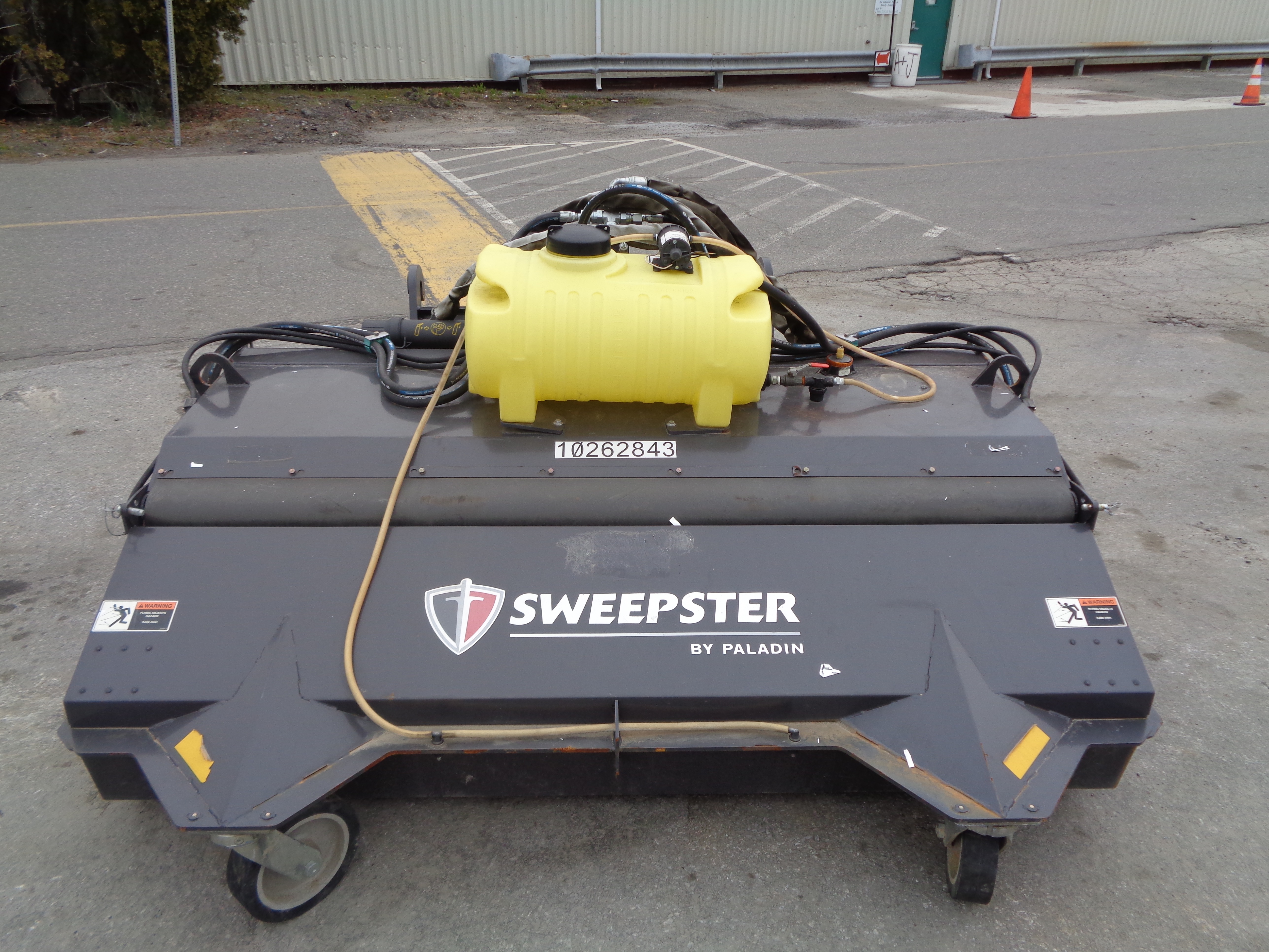 Wheel Loader Sweeper Attachment Paladin Sweepster Model 20385M0733 SN
