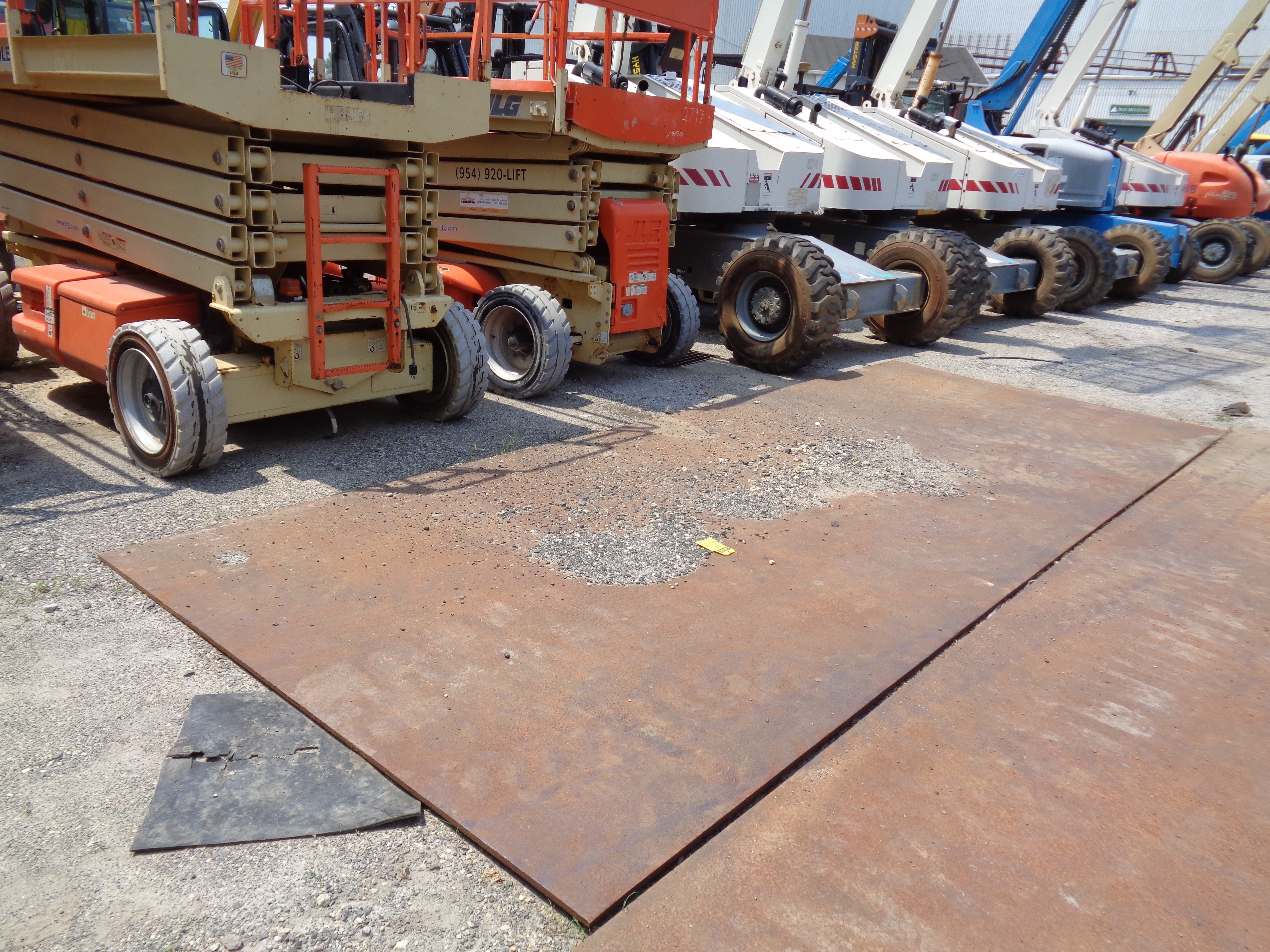 Steel Road Plate 2 20ft L x 8ft W x 3/4 in Thick We will load for free