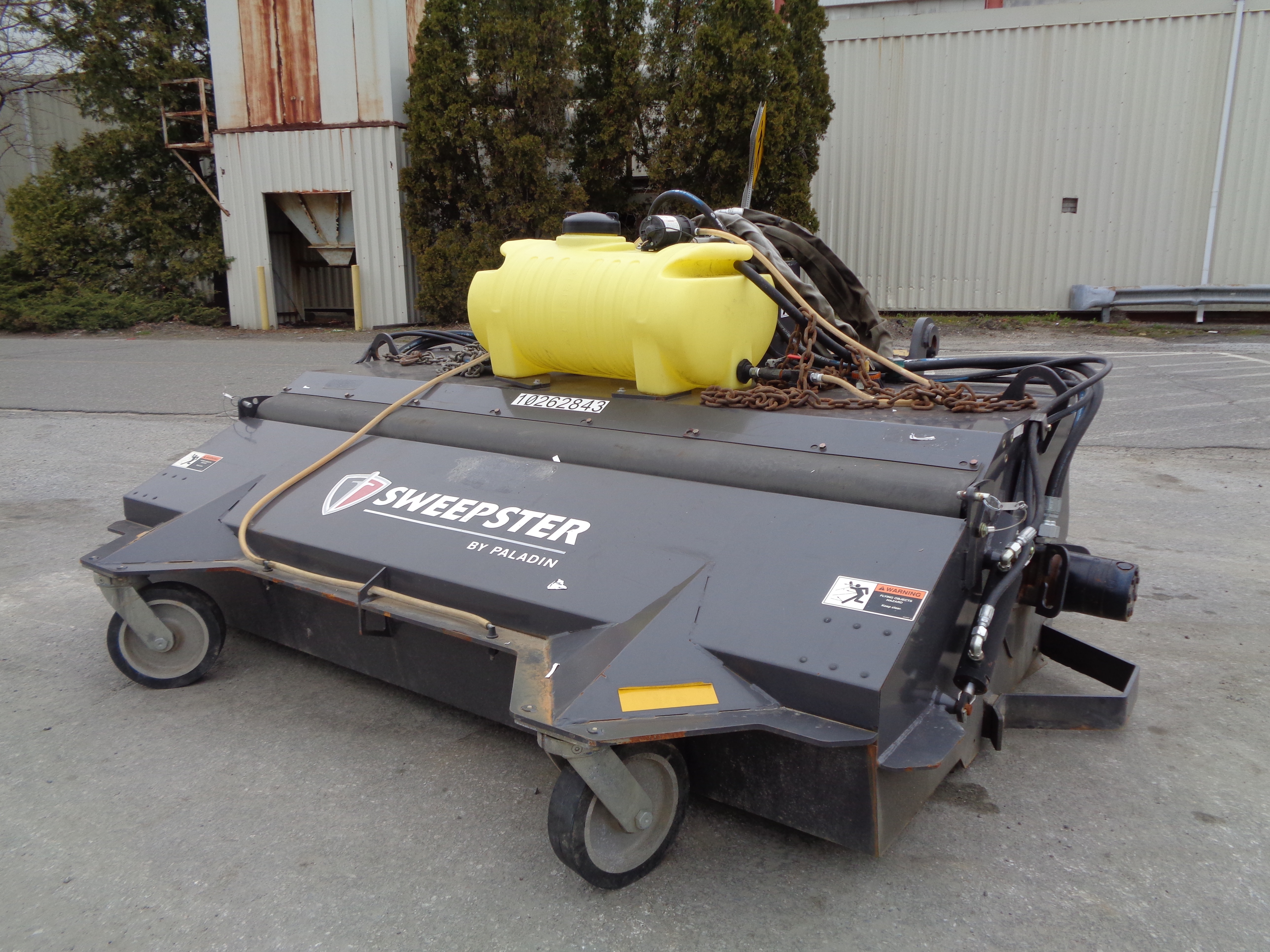 Wheel Loader Sweeper Attachment Paladin Sweepster Model 20385M0733 SN
