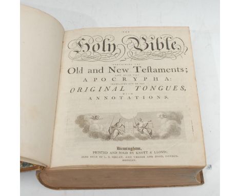 Byronmania - Byron's Early Love Mary Ann Chaworth's Bible, The Holy Bible, Containing the Old and New Testaments; and also th