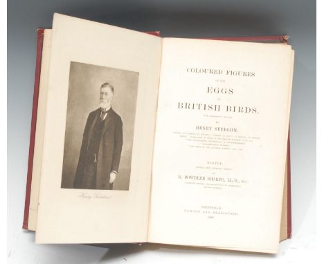 Ornithology - Local Imprint, Seebohm (Henry) and Sharpe (R. Bowdler, editor), Coloured Figures of the Eggs of British Birds, 