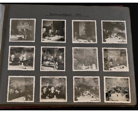 Photography - World War II - Third Reich Nazi Germany - an album of photographs, compiled by a Wehrmacht soldier c.1941, army