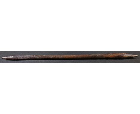 Tribal Art - an Australian Aboriginal nulla nulla or waddy club, 61.5cm long 