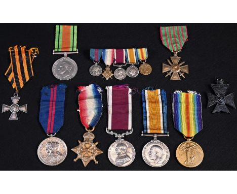 Militaria - Medals, World War One, a Great War group of 8 to Sgt. William Rowland Wright 4th King's Royal Rifle Corps, 1911-1