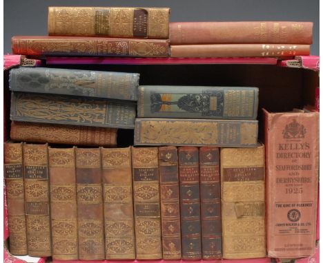 Topography - The Beauties of England Wales: or, Original Delineations [...], eight harlequin volumes, London: 1810 and onward