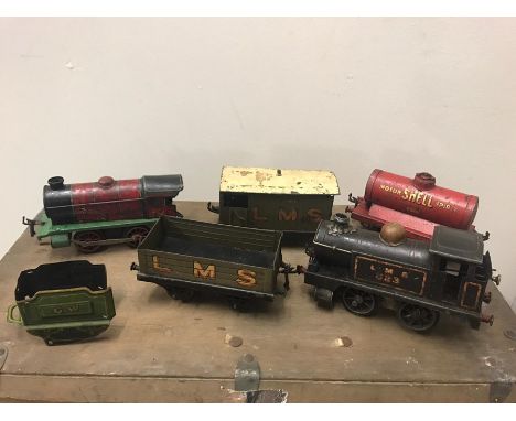 A Large Vintage Train Set Various Engines, Rolling Stock and Track  