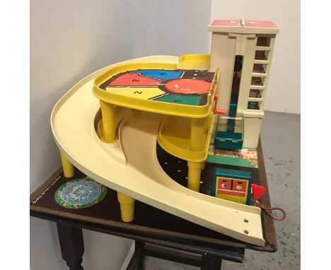 A Vintage, 1970's Fisher Price garage
