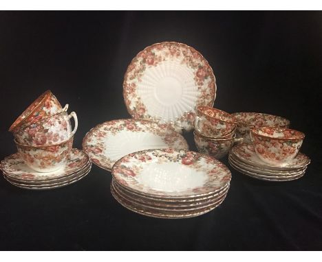 A part tea service by Fenton with at least six settings