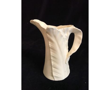 Royal Worcester white china, leaf style jug