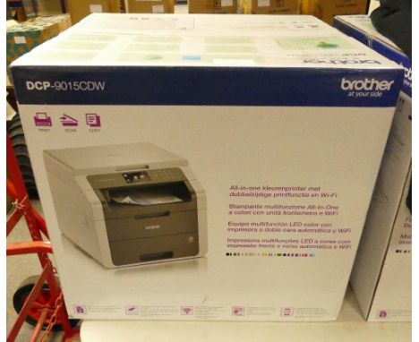 A Brother All-In-One Colour Printer with two sided print and Wifi Model no.DCP-9015CDW