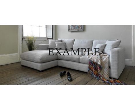 Laura James linen beige Dillan corner two piece sofa (2)