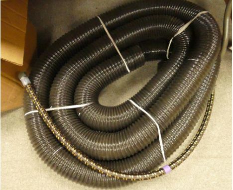 Corded piping, plastic flexi tubular pipes, fibre optic duplux patch cables (12)
