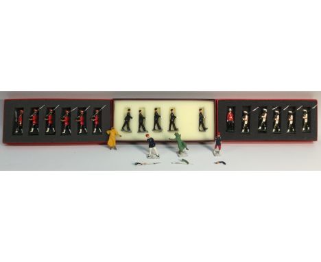 Hand Painted Metal Figures - 54mm scale, Ensign Historical Miniatures, Pride of the Legion four pieces set;  Good Soldiers, T