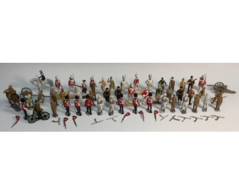 Metal Figures - 54mm scale, Field Gun Artillery set, Napoleonic War Infantry ;  Colonial and American Civil War ,World War I 