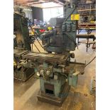 Kent-Owens Horizontal Toolroom Milling Machine, 9" X 32" Table, Arbor Support, Push Button Control,