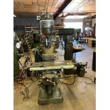 Bridgeport Vertical Milling Machine, 9" X 42" Power Feed Table, SS To 2720 RPM, R8 Taper, Anilam Ele