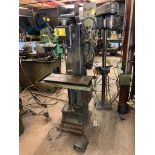Snow Heavy Duty Automatic Drill Press, Model DR-1, S/N 38486-1068, 10" X 25" Table, SS to 4500 RPM,