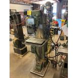 Snow Drill & Tap Machine, Model 1UDB, S/N 28573, 10" X 17" Table, SS to 10,000 RPM, Push Button Cont