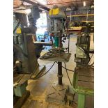 Walker-Turner 20" Pedestal Drill Press, S/N 50EA3A, w/ Commander Model 200 Multi-Drill Head Attachme