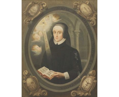 Léon-Gérard Crepy (French, 1872-1944)Portrait of The Venerable Mary Ward (1585-1645) foundress of the Institute of the Blesse