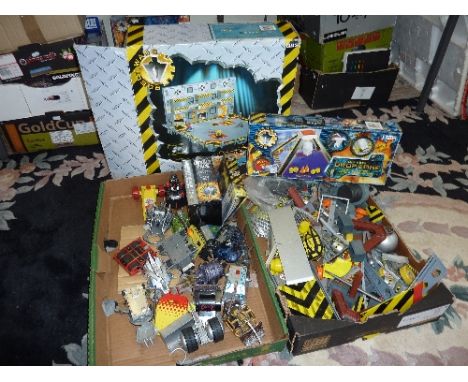 A BOXED B.B.C. 'ROBOT WARS' MINIBOTS BATTLE ARENA, contents not checked, with a boxed Minibots Drop Zone, contents not checke