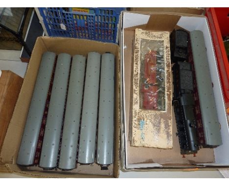A QUANTITY OF BOXED AND UNBOXED LIMA O GAUGE LOCOMOTIVES AND ROLLING STOCK, to include boxed Class 4F locomotive, No.4683, L.