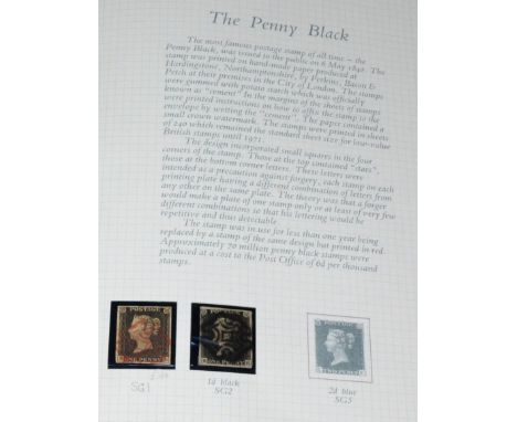 Great Britain. A boxed Stanley Gibbons Celebration used  collection - The Victorian Era. Includes two 1840 1d blacks F-L, use