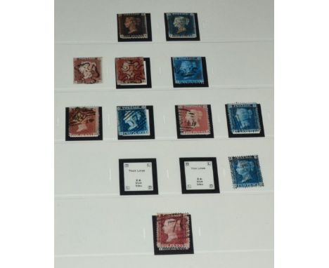 Great Britain. An 1840 to 1937 mint and used collection in a boxed Safe album. Comprises 1840 1d black K-A (four margins, jus