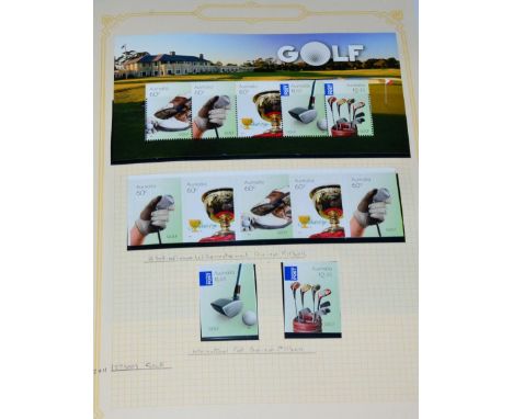 Australia. A 1913 to 2010 three volume mint and used collection (to the 1950s then unmounted mint only), with M/Ss, booklets 