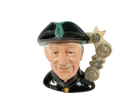 Depicts the iconic Chelsea Pensioner, a tribute to the retired British Army soldiers residing at the Royal Hospital Chelsea. 