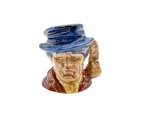 Proposed piece of the Oliver Twist Tinies Set. Hand painted prototype colorway tiny figural jug of the Charles Dicken's antag