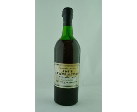 FEURHEERD 1963 Vintage Port, 1 bottle 