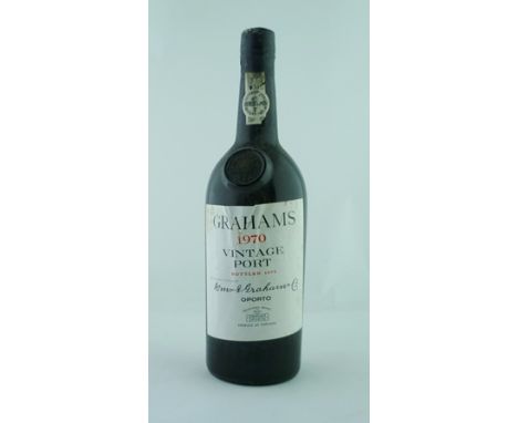 GRAHAM'S 1970 vintage port, bottled 1972, 1 bottle 
