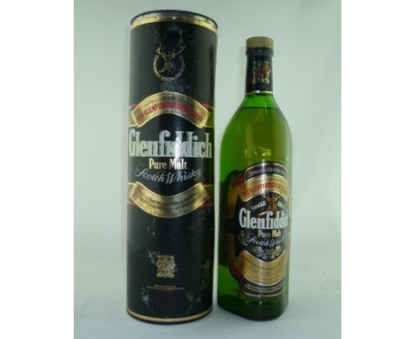 GLENFIDDICH SPECIAL OLD RESERVE Pure Malt Scotch Whisky, 43%, 1 litre bottle with tube 