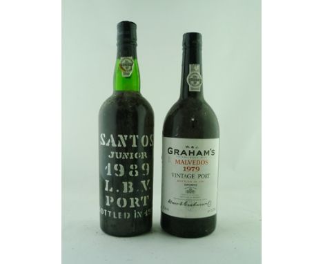 GRAHAM'S MALVEDOS 1979 vintage port, bottled 1981, 1 bottle 
