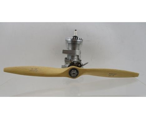 AN ORR 65 SPARKY AERO MODEL ENGINE, fitted Sprint oak prop. 